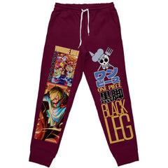 Vinsmoke Sanji V2 One Piece" Streetwear Sweatpants