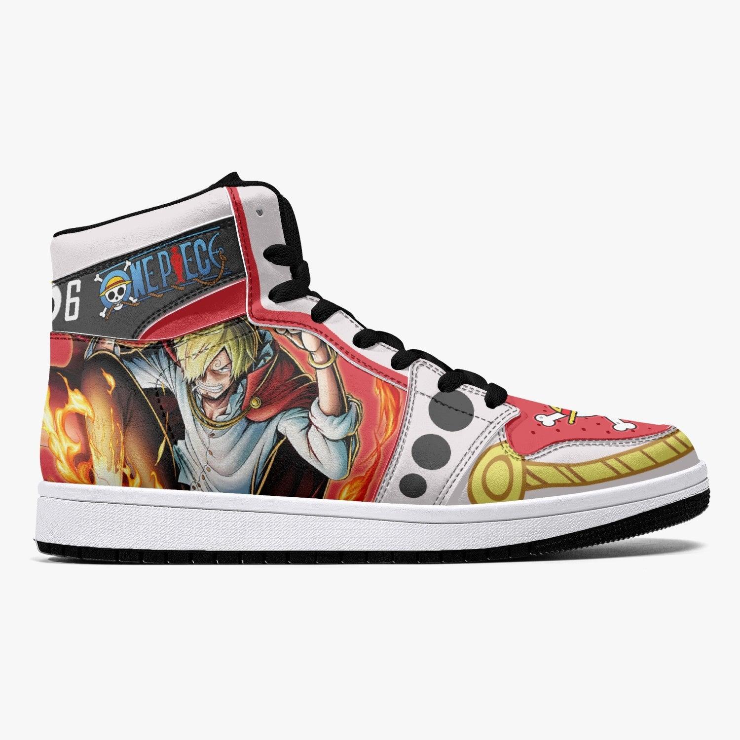 Vinsmoke Sanji Whole Cake Island One Piece Mid 1 Basketball Shoes