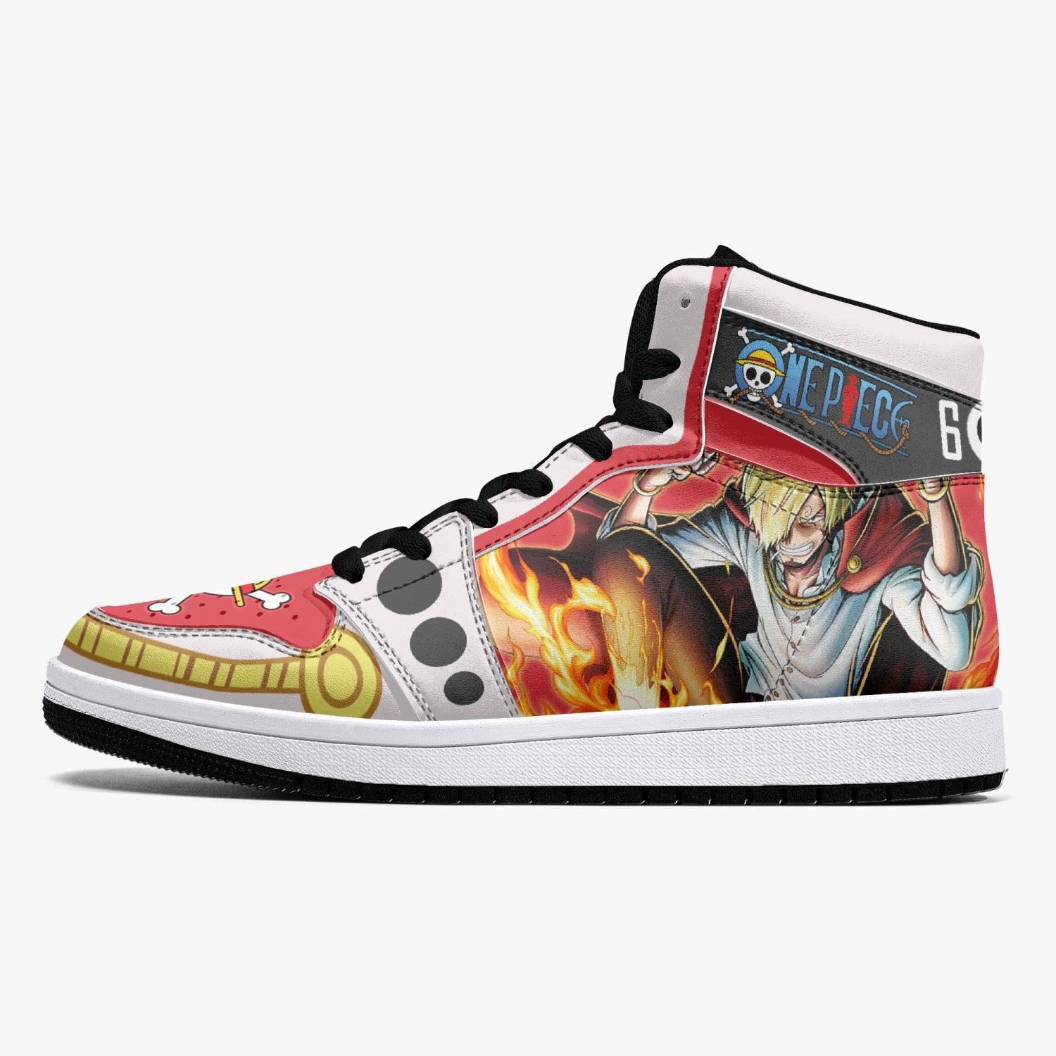 Vinsmoke Sanji Whole Cake Island One Piece Mid 1 Basketball Shoes