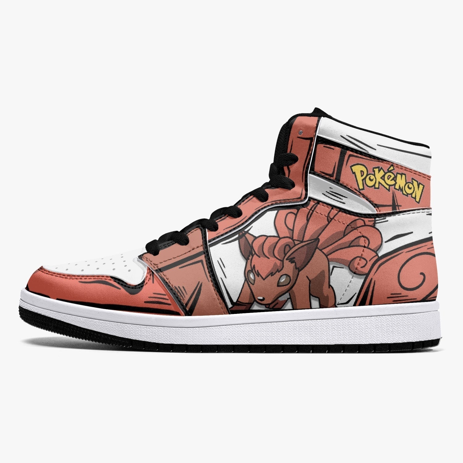 Vulpix Pokemon Mid 1 Basketball Shoes for Kids