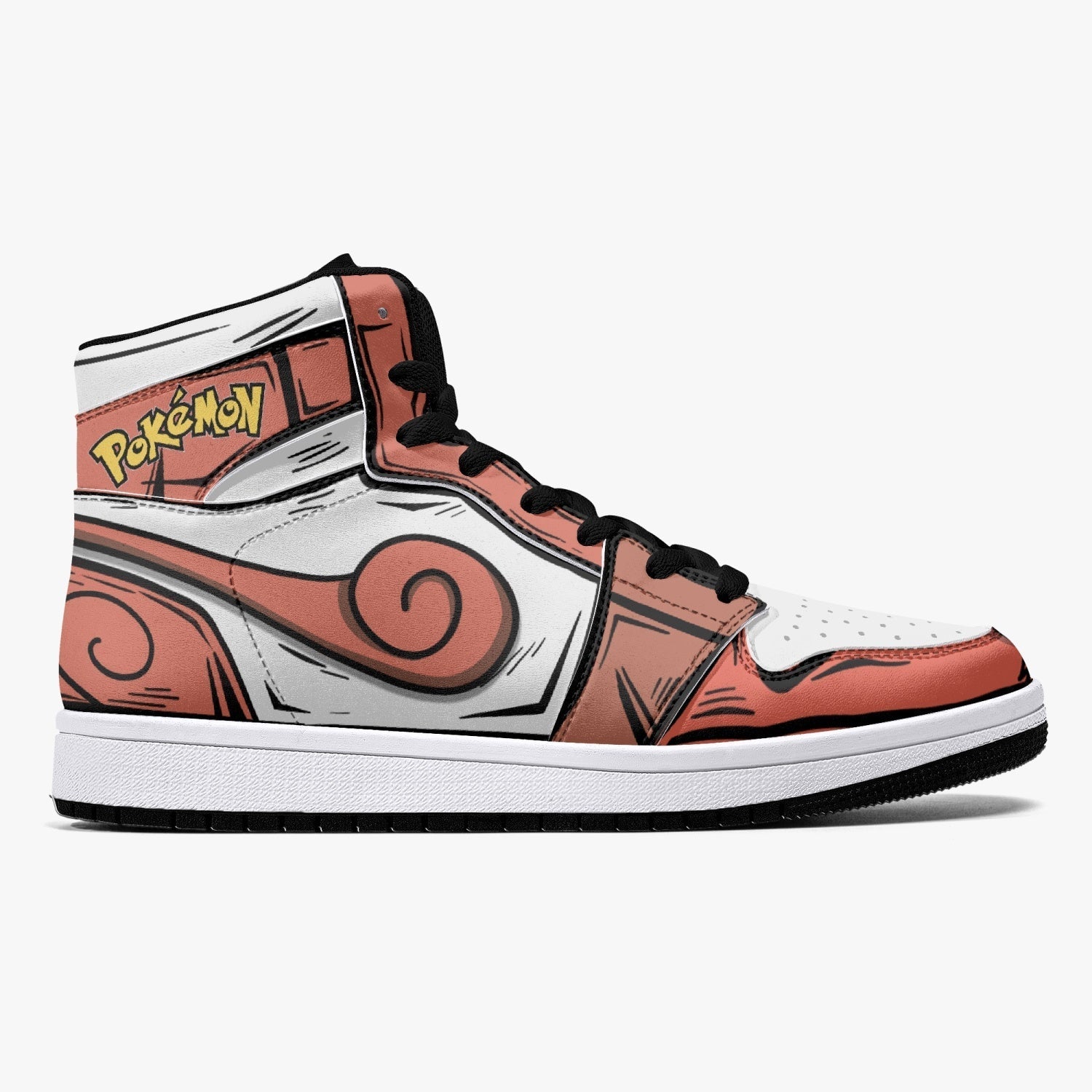 Vulpix Pokemon Mid 1 Basketball Shoes for Kids