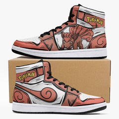 Vulpix Pokemon Mid 1 Basketball Shoes for Kids