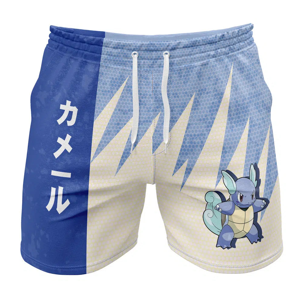 Wartortle Classic Pokemon Gym Shorts