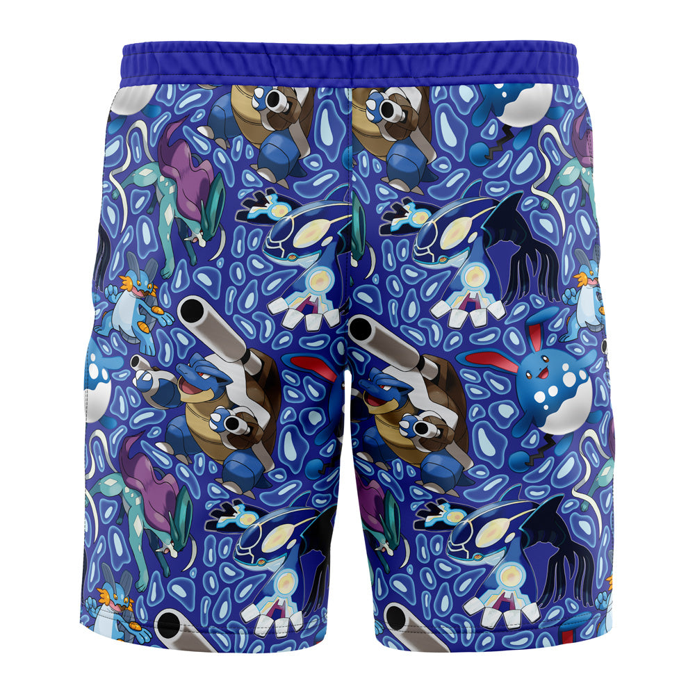 Water Type Pokemon Pokemon Board Shorts Swim Trunks