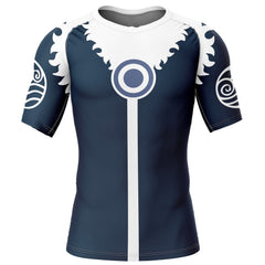 Waterbenders Avatar Short Sleeve Rash Guard Compression Shirt