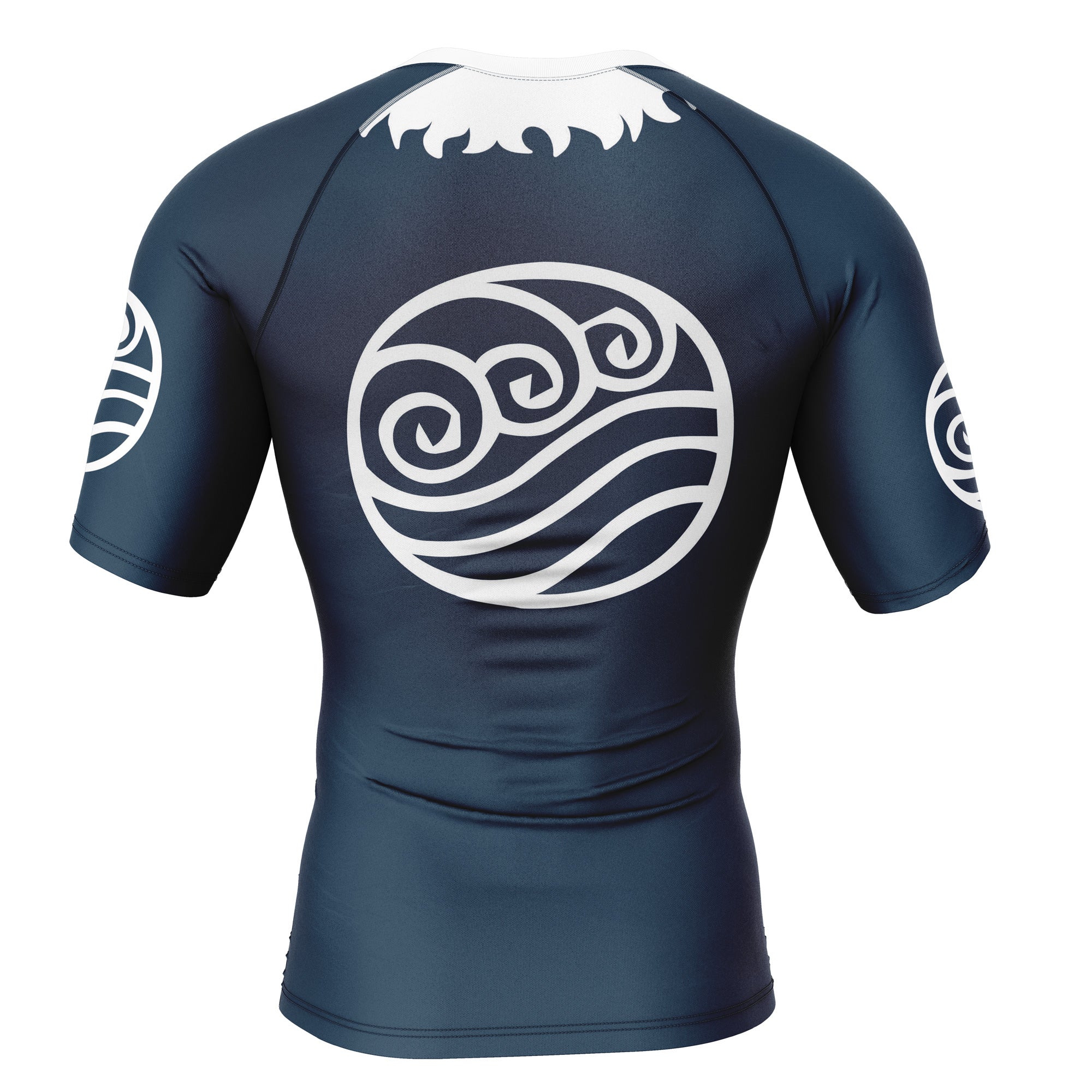 Waterbenders Avatar Short Sleeve Rash Guard Compression Shirt