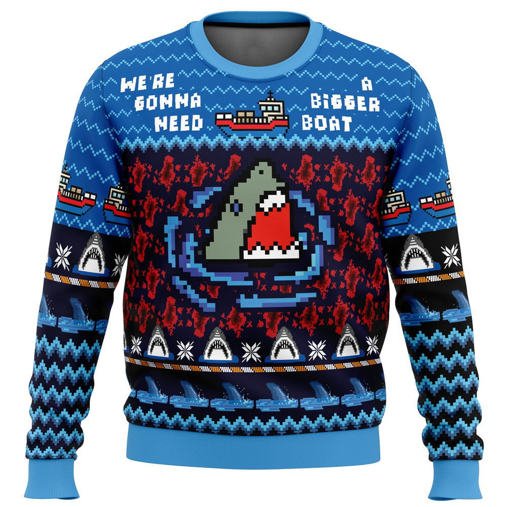 We're Gonna Need A Bigger Boat Jaws Ugly Christmas Sweater