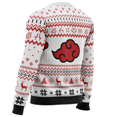 White Christmas Akatsuki Christmas Sweater