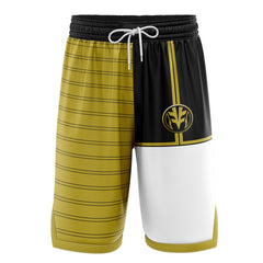 White Ranger Mighty Morphin Power Rangers Basketball Shorts