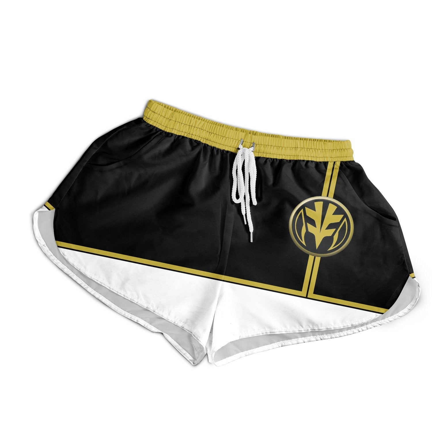 White Ranger Mighty Morphin Power Rangers Women Board Shorts