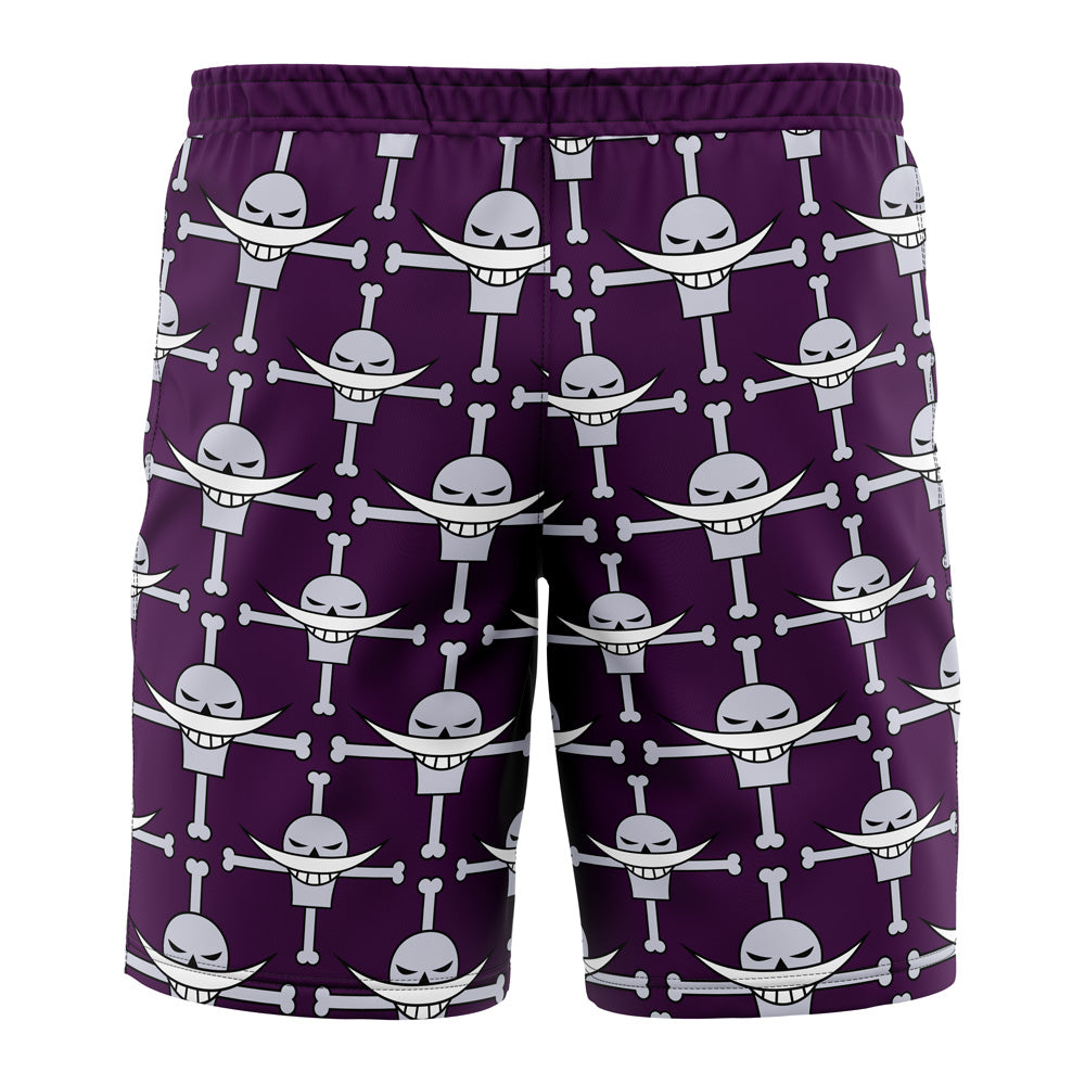 Whitebeard Jolly Roger One Piece Board Shorts Swim Trunks