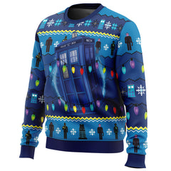 WHO'S Outside Doctor Who Ugly Christmas Sweater