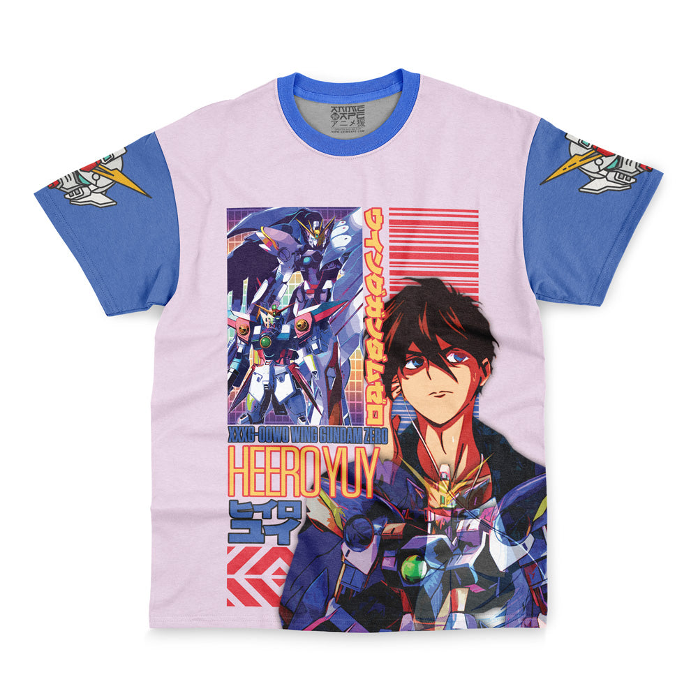 Heero Yuya x Wing Zero Gundam Wing Endless Waltz Streetwear T-Shirt