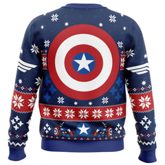 Winter Soldier Captain America Marvel Ugly Christmas Sweater