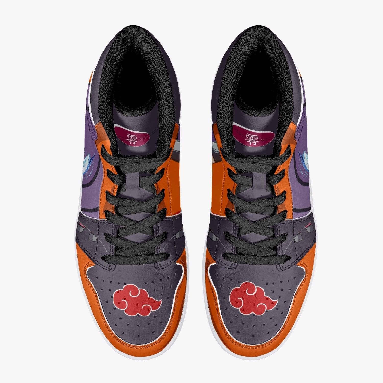 Yahiko Akatsuki Naruto Mid 1 Basketball Shoes for Kids