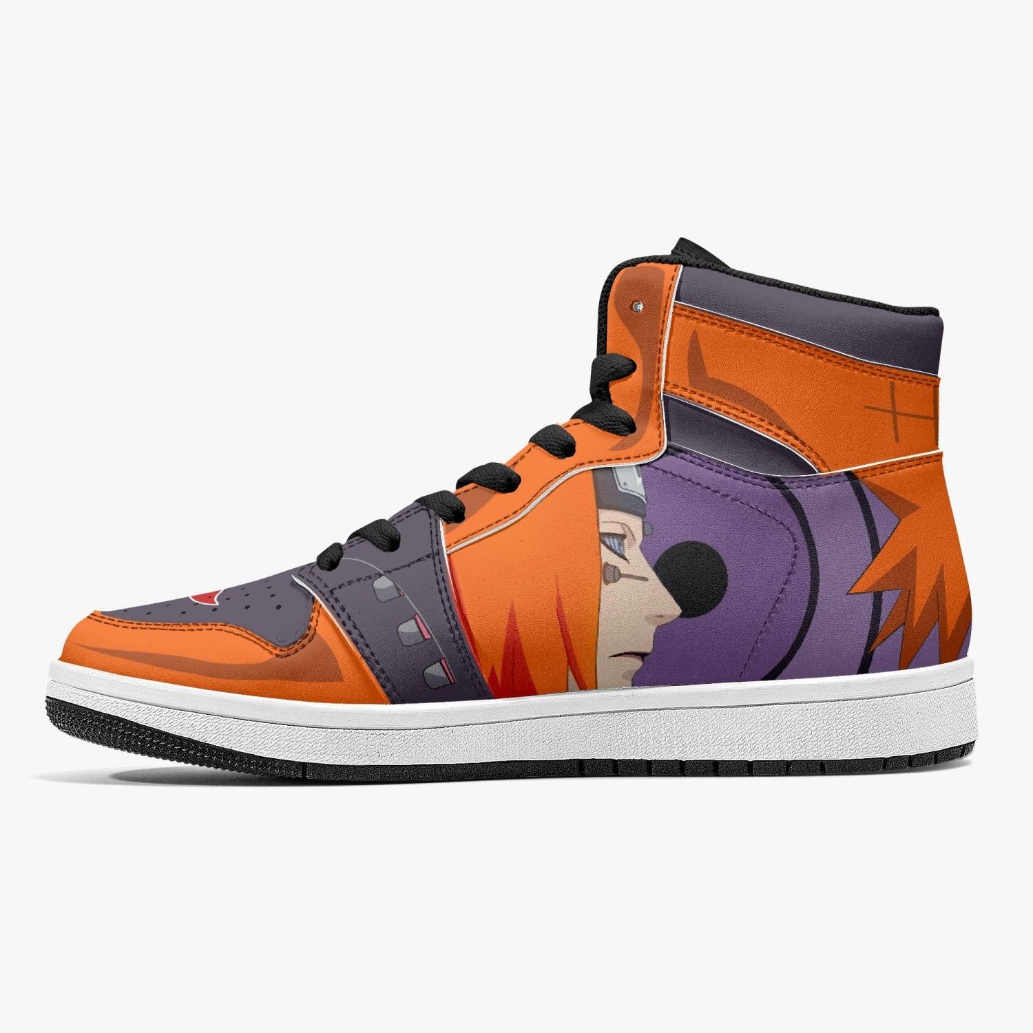 Yahiko Akatsuki Naruto Mid 1 Basketball Shoes for Kids