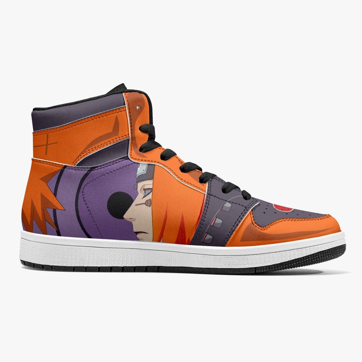 Yahiko Akatsuki Naruto Mid 1 Basketball Shoes for Kids