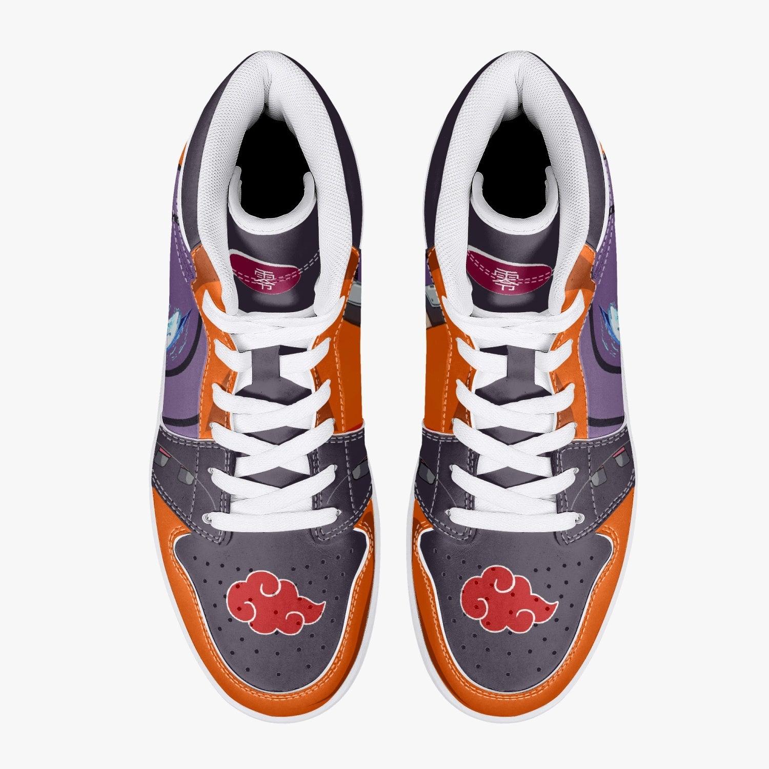 Yahiko Akatsuki Naruto Mid 1 Basketball Shoes for Kids