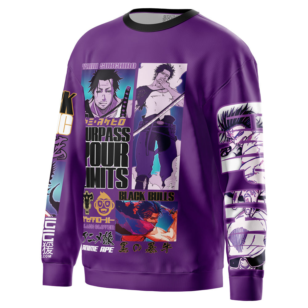 Yami Sukehiro V4 Black Clover Streetwear Sweatshirt