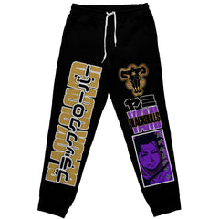 Yami Sukehiro Black Clover" Streetwear Sweatpants