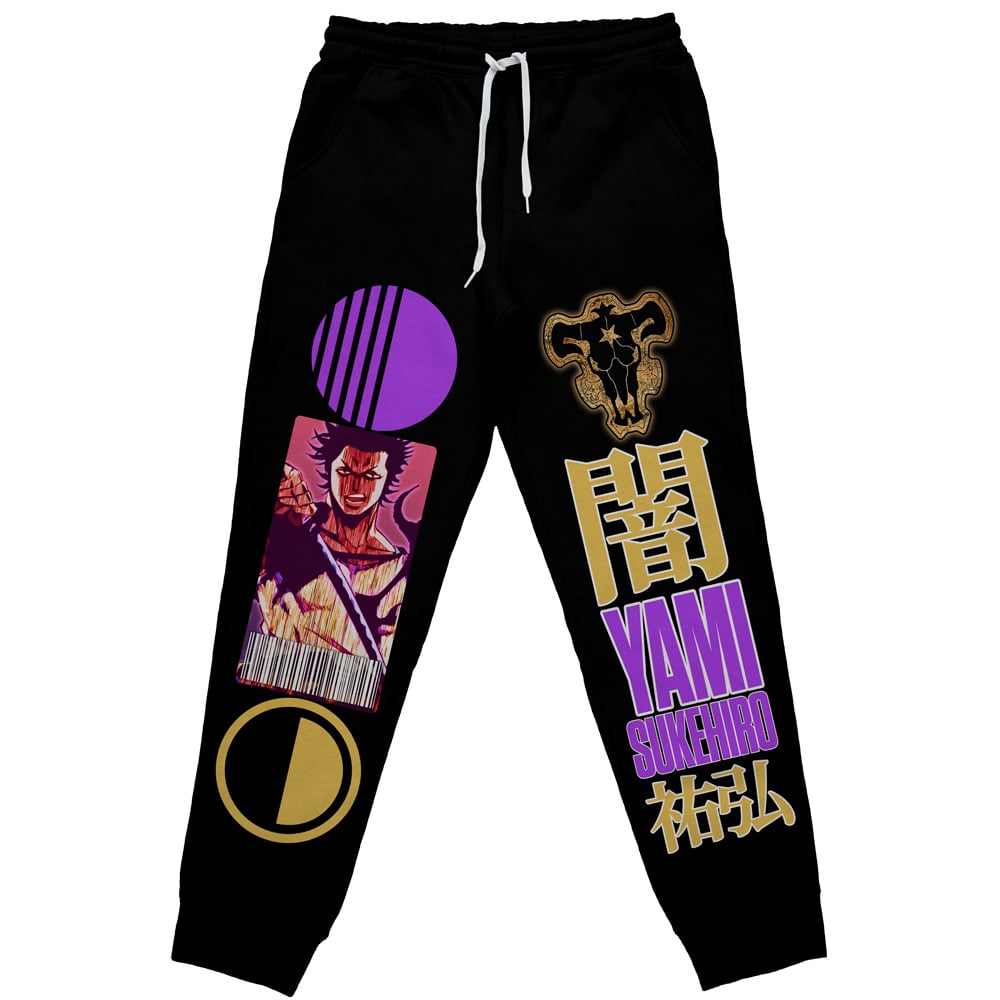 Yami Sukehiro V3 Black Clover" Streetwear Sweatpants