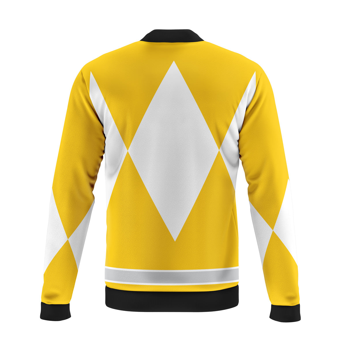 Yellow Ranger Mighty Morphin Power Rangers Casual Bomber Jacket