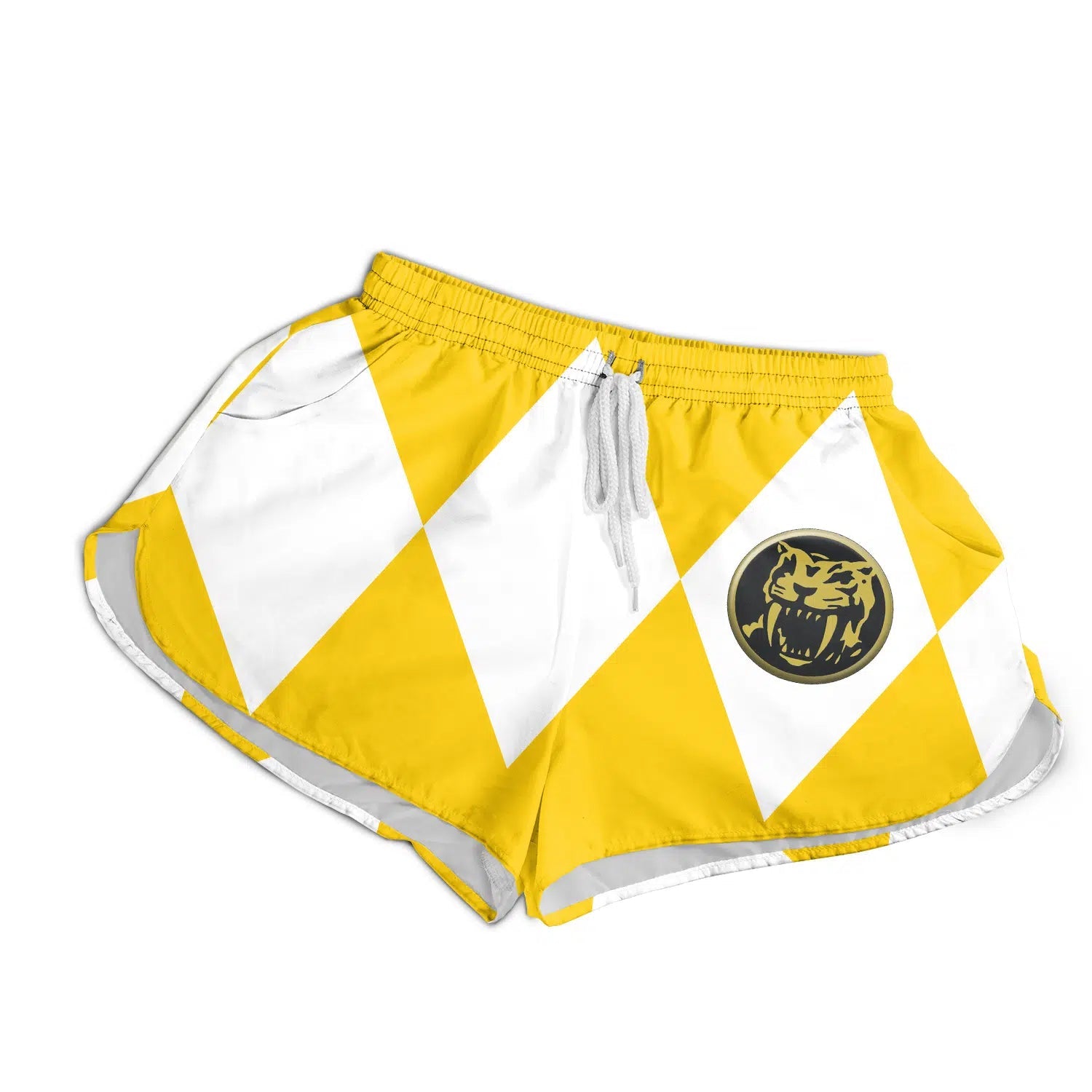 Yellow Ranger Mighty Morphin Power Rangers Women Board Shorts