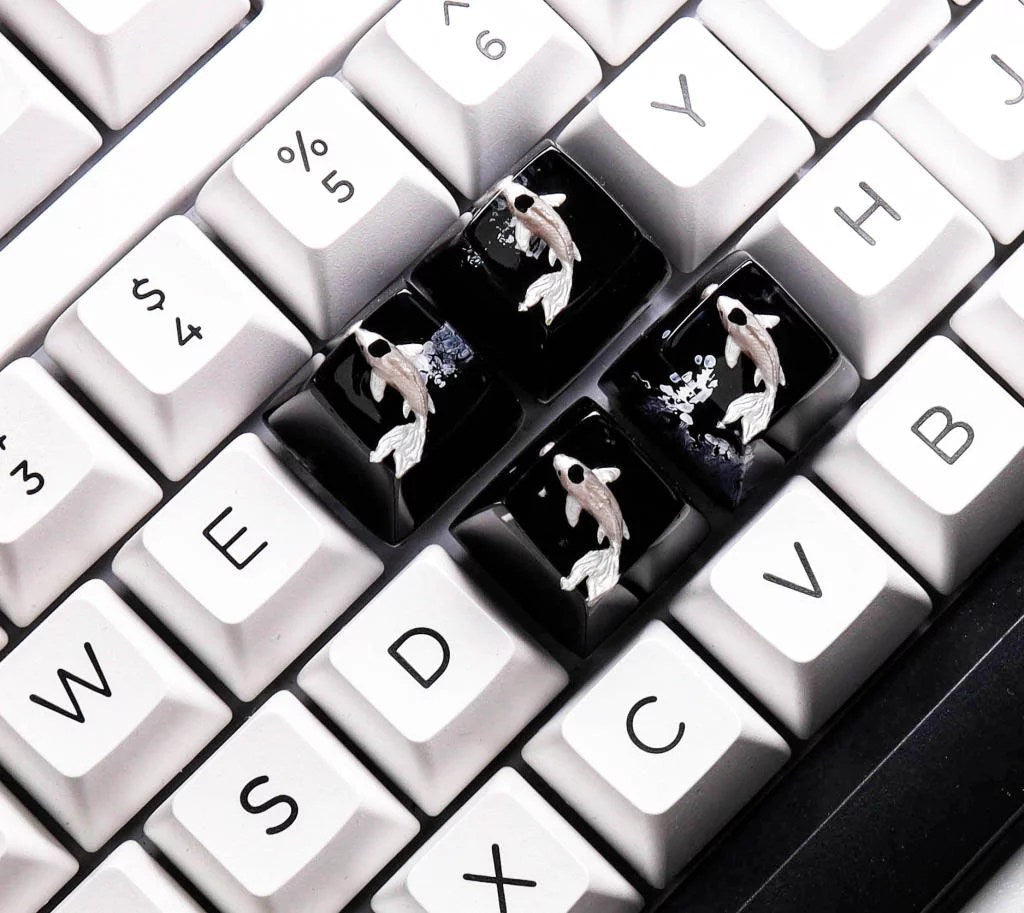 Yin Yang Koi keycap - Hirosart