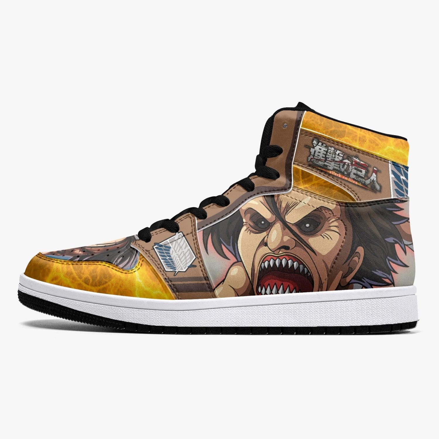 Ymir Jaw Titan Attack on Titan Mid 1 Basketball Shoes for Kids