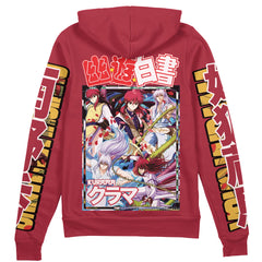 Yoko Kurama Yuyu Hakusho" Streetwear Zip Hoodie Jacket