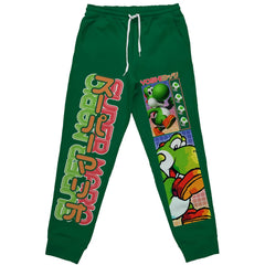 Yoshi Super Mario Streetwear Sweatpants