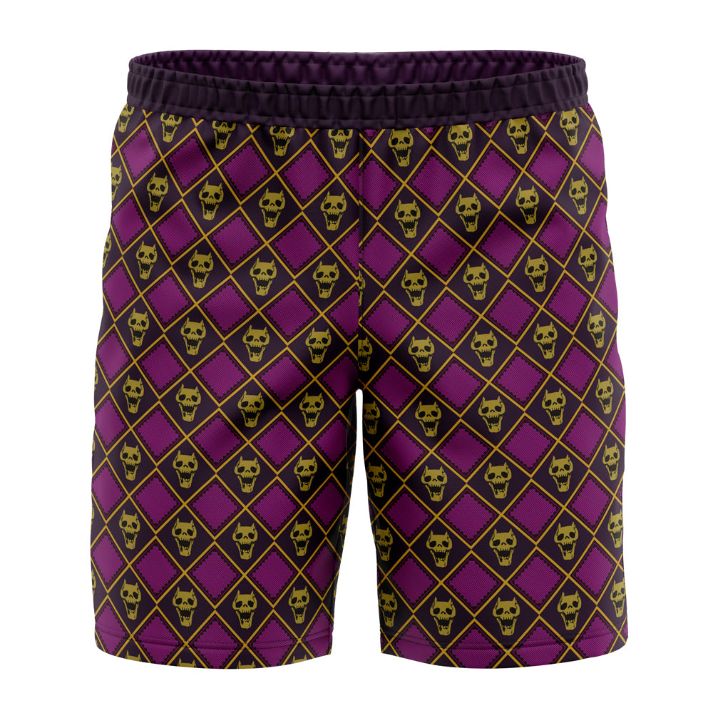 Yoshikage Kira Killer Queen Jojo's Bizarre Adventure Board" Shorts Swim Trunks