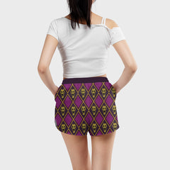 Yoshikage Kira Killer Queen Jojo's Bizarre Adventure Women's Board Shorts