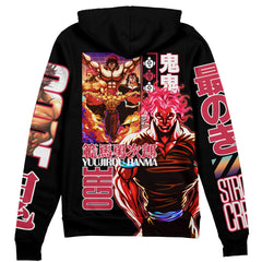 Yuujirou Hanma Baki Streetwear Zip Hoodie Jacket