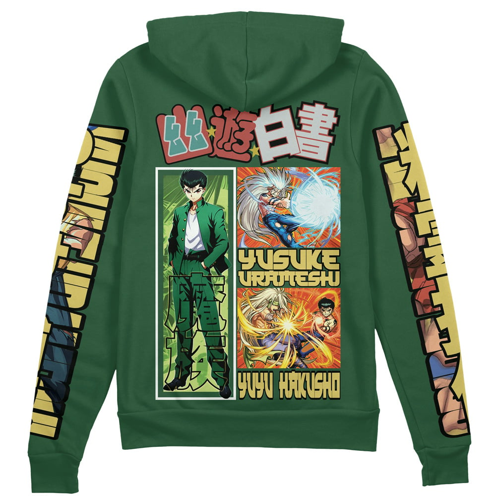 Yusuke Urameshi Yuyu Hakusho" Streetwear Zip Hoodie Jacket