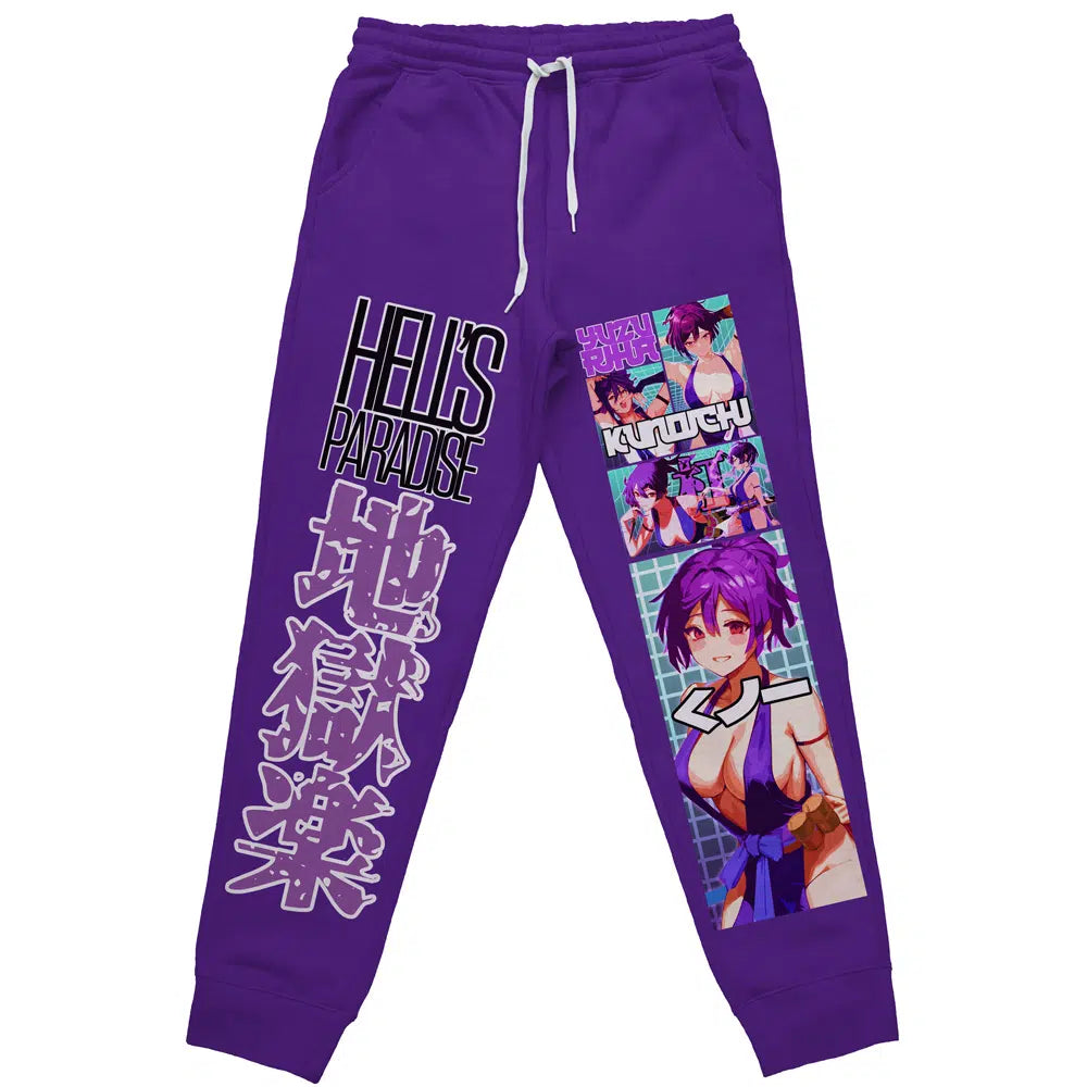 Yuzuriha Hell Paradise" Streetwear Sweatpants