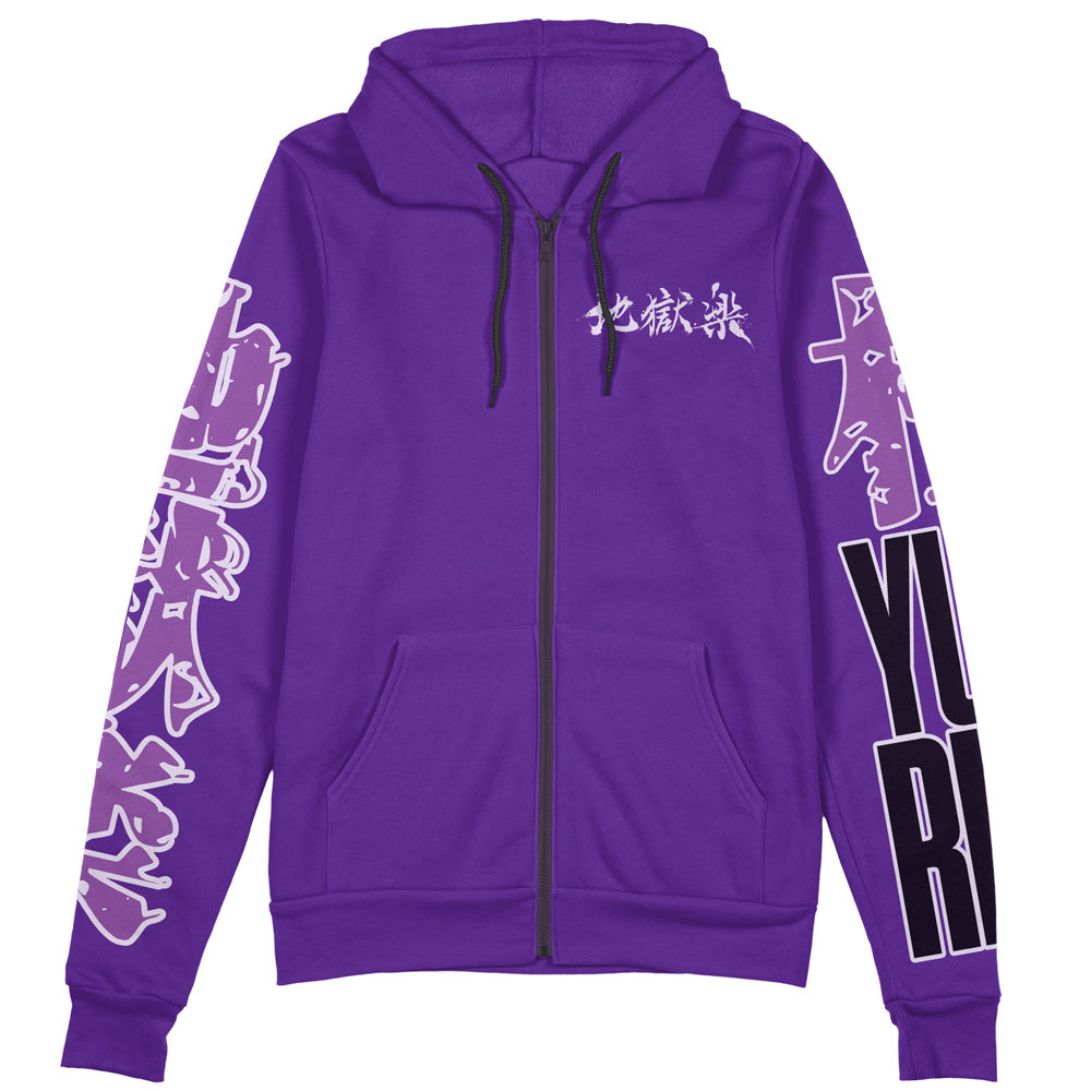 Yuzuriha Hell Paradise Streetwear Zip Hoodie Jacket