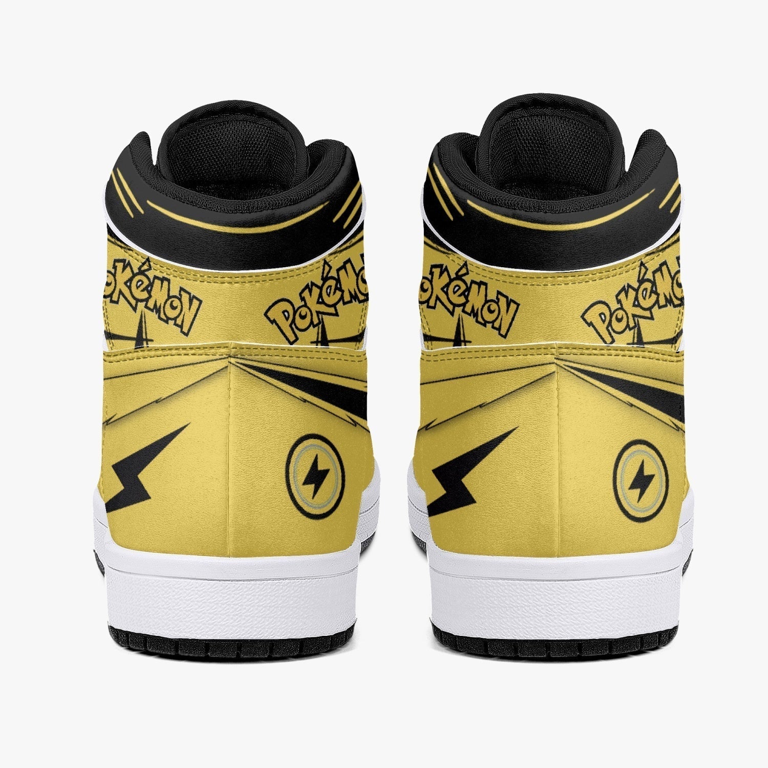 Zapdos Pokemon Mid 1 Basketball Shoes