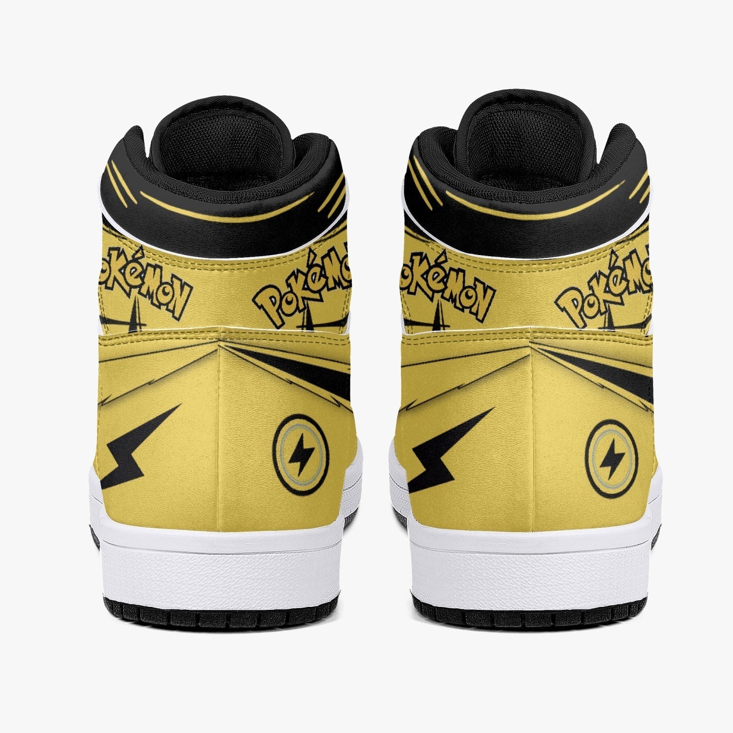 Zapdos Pokemon Mid 1 Basketball Shoes for Kids