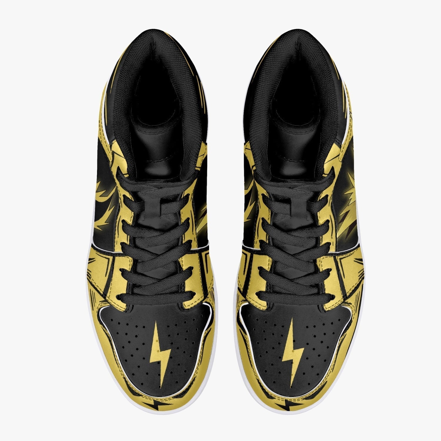 Zapdos Pokemon Mid 1 Basketball Shoes