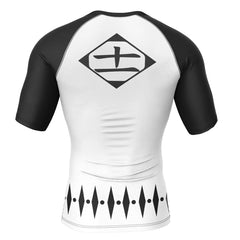 Zaraki Kenpachi Bleach Short Sleeve Rash Guard Compression Shirt