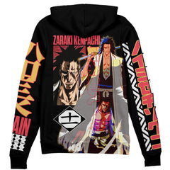 Zaraki Kenpachi TYBWA V3 Bleach Streetwear Zip Hoodie Jacket