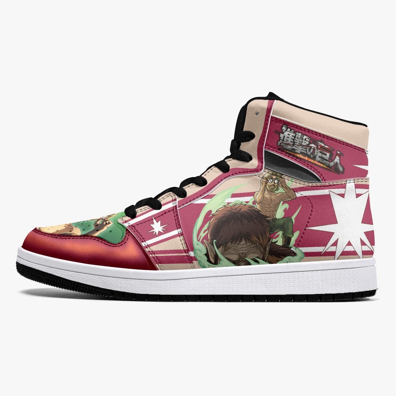 Zeke Yeager Attack on Titan Mid 1 Basketball Shoes for Kids