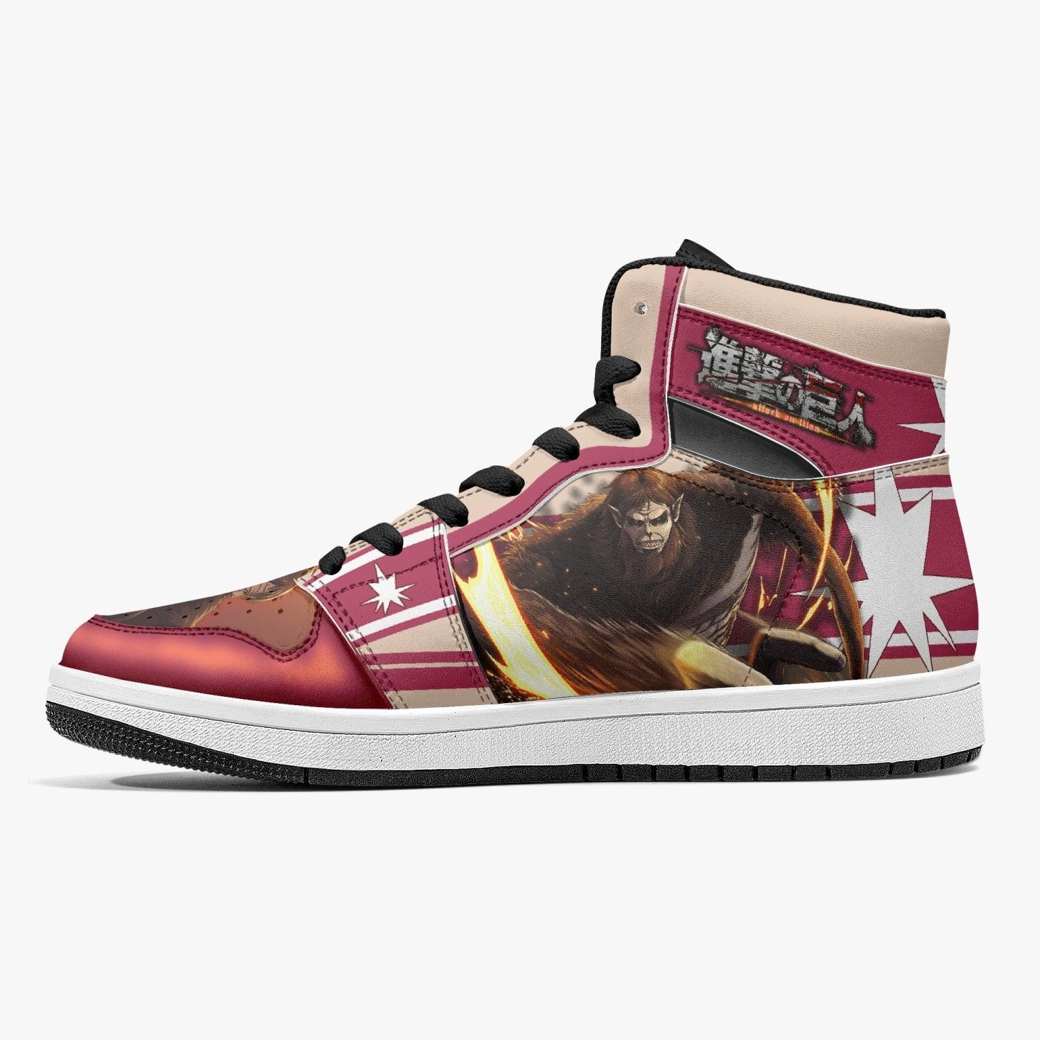 Zeke Yeager Beast Titan Attack on Titan Mid 1 Basketball Shoes for Kids