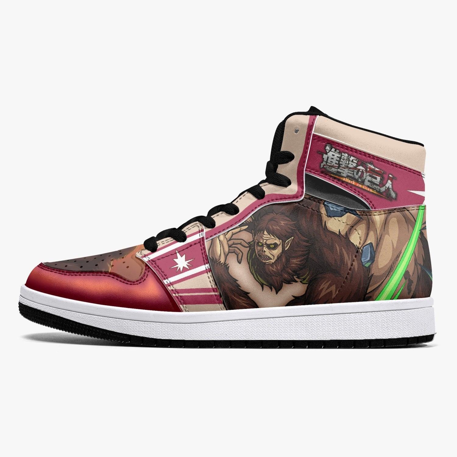 Zeke Yeager Beast Titan Attack on Titan Mid 1 Basketball Shoes for Kids