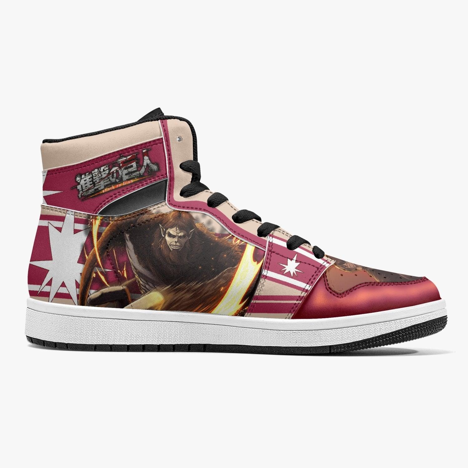 Zeke Yeager Beast Titan Attack on Titan Mid 1 Basketball Shoes for Kids