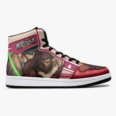 Zeke Yeager Beast Titan Attack on Titan Mid 1 Basketball Shoes for Kids