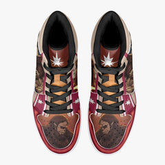 Zeke Yeager Beast Titan Attack on Titan Mid 1 Basketball Shoes for Kids