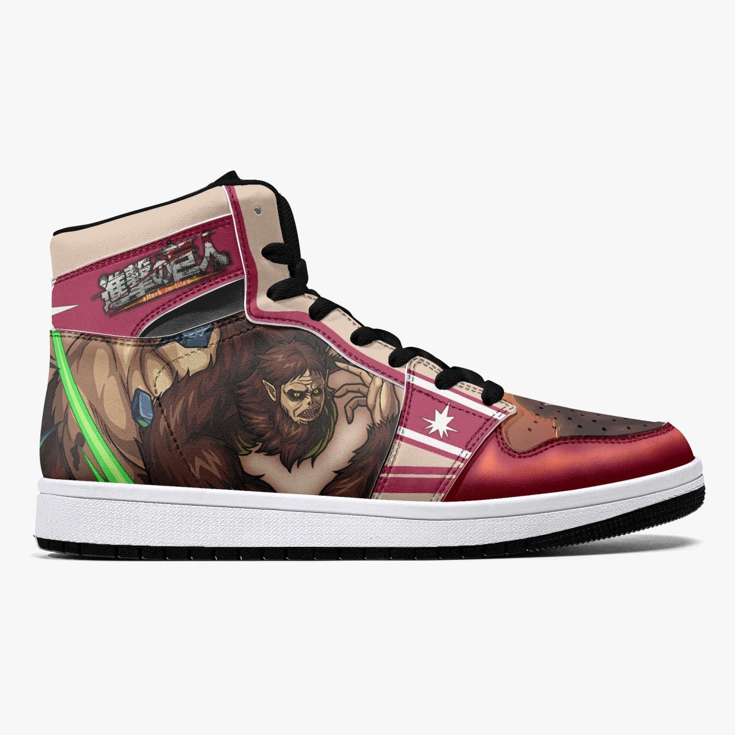 Zeke Yeager Beast Titan Shingeki no Kyojin Mid 1 Basketball Shoes for Kids