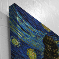 Zelda Majora's Mask Starry Night Clock Town Canvas Print Wall Art